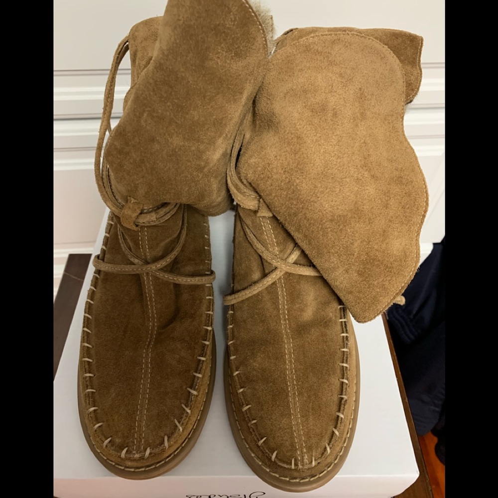 Amazing Jack Rodgers winter lace furry boots SZ 7